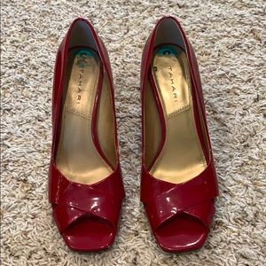 Red, Tahari heels